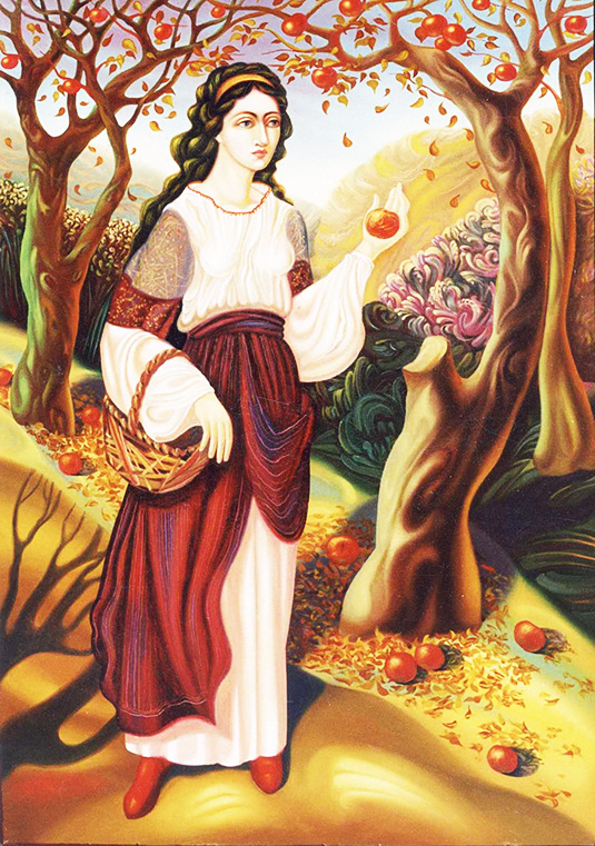 «Листопад». 1999. Картон, олія